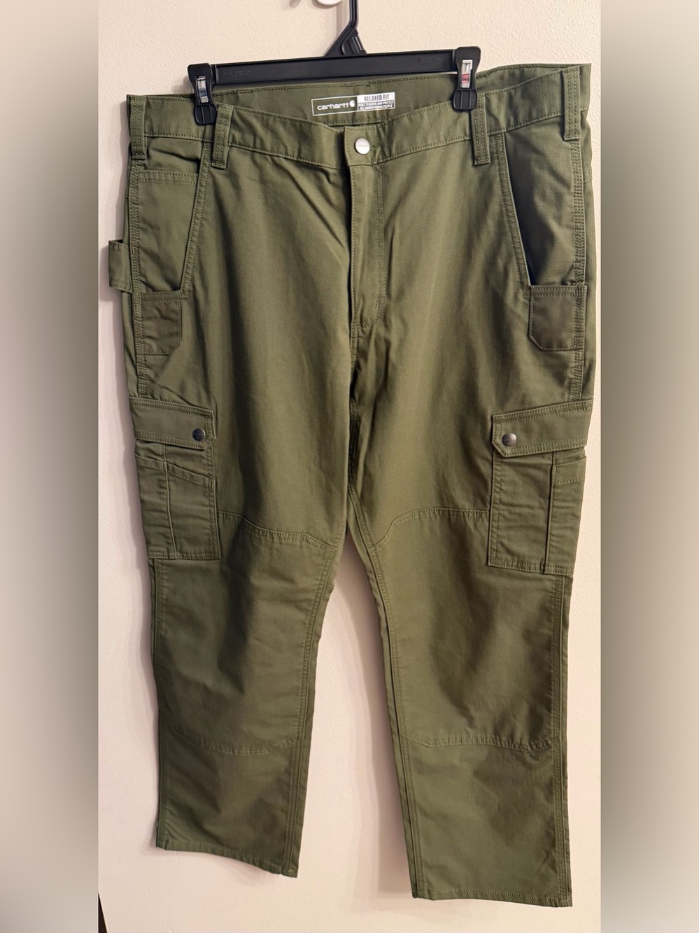 Carhartt Men's Rugged Flex Relaxed Fit Ripstop Cargo Pants - Olive